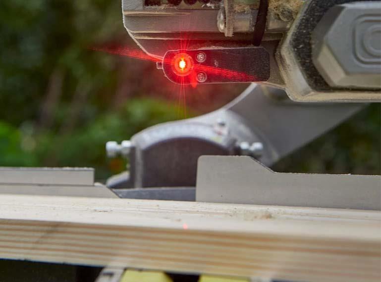 Laser Guided Wood Cutting