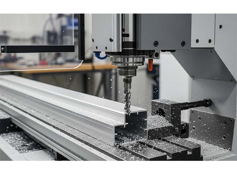 End mill cutter machine for aluminum profiles